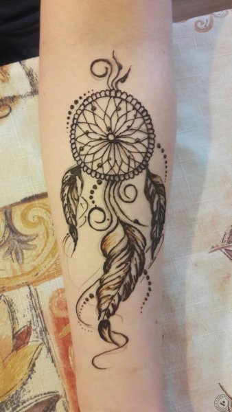 Ловец снов хной