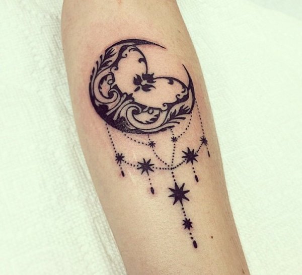 Тату хной Ловец снов