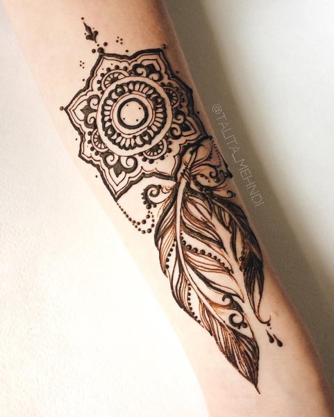 Ловец снов хной