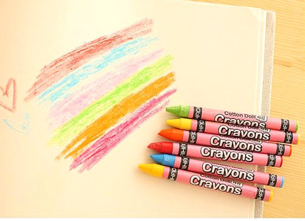 Цветные карандаши и мелки