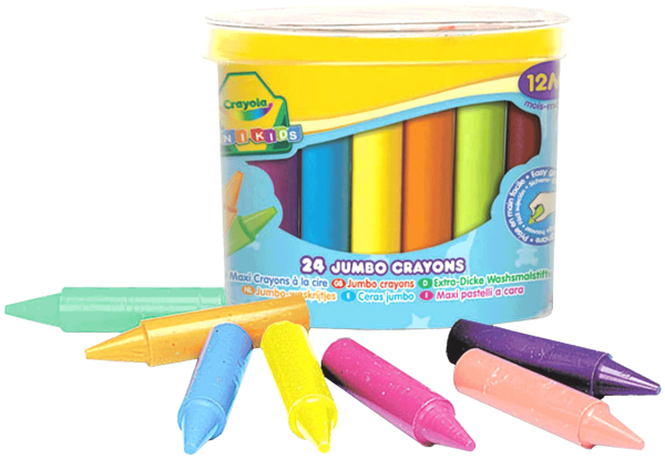 Crayola восковые мелки 24 шт 0024c