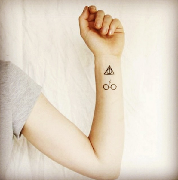 Тату по Гарри Поттеру