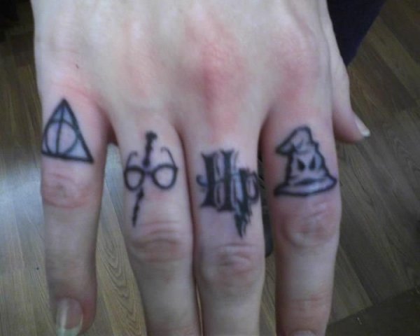 Переводные Татуировки Гарри Поттер