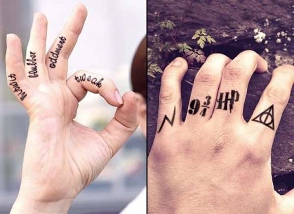 Татуировки из Гарри Поттера Слизерин