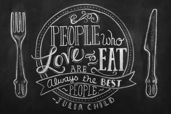 Надписи на грифельной доске