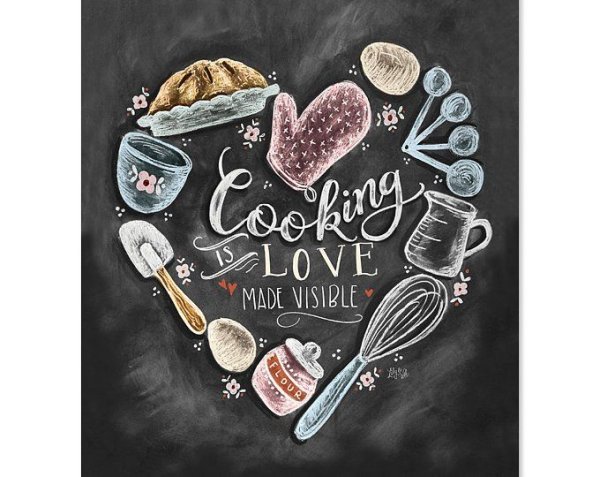 Роспись стен мелом