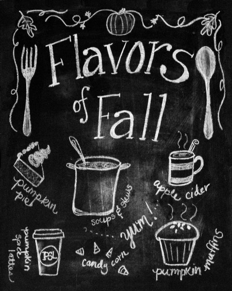 Рисунки мелками на стене