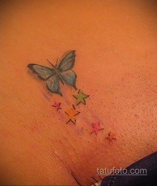 Тату на интимных местах женские