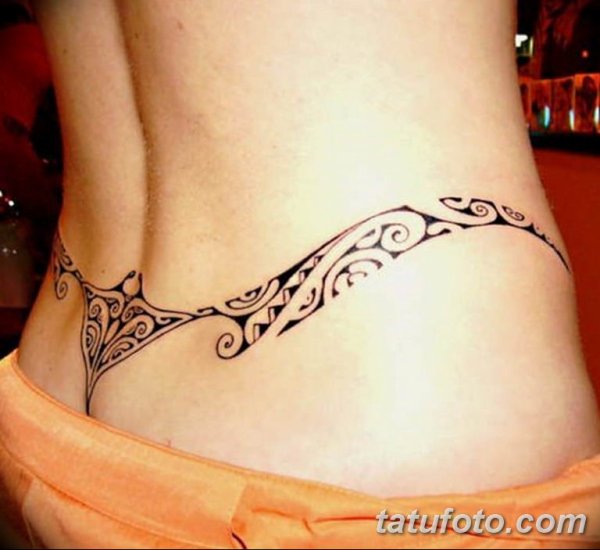 Орнамент на пояснице