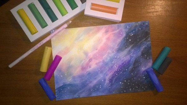 Космос мелками