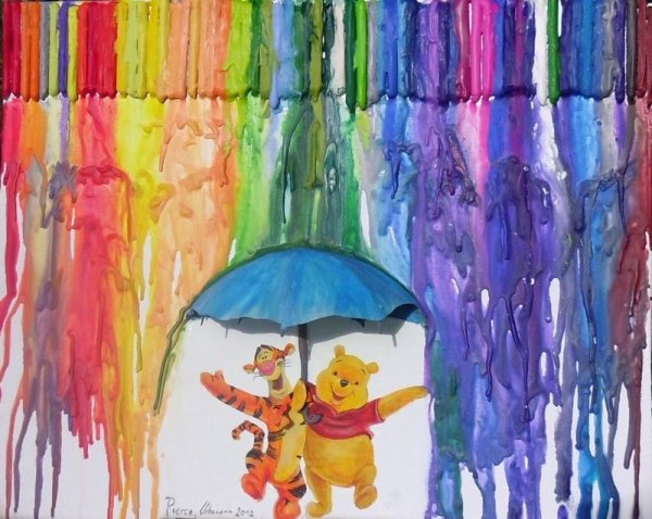 Восковые мелки для рисования