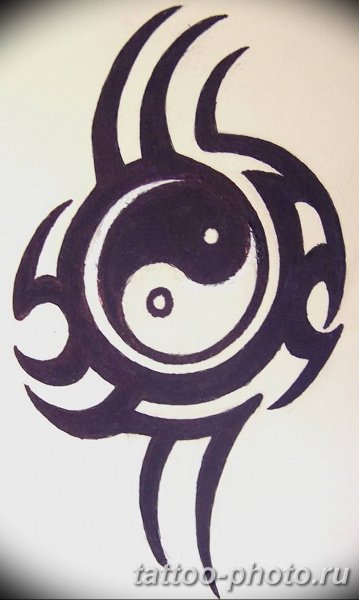 Тату рисунки Инь Янь