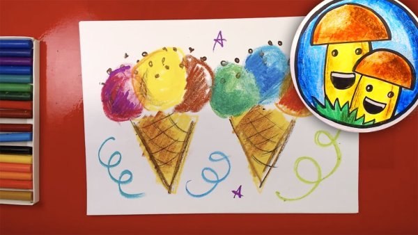 Канал папа рисует рыба кит папа рисует