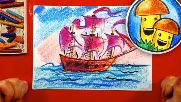 Корона мелками для детей