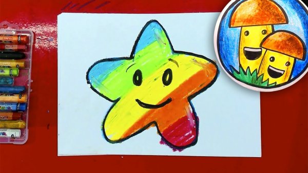 Рыба кит папа рисует