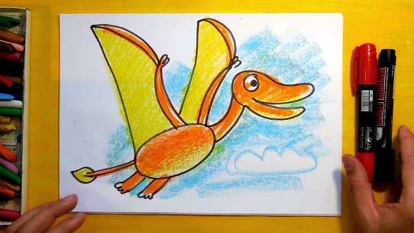 Рыба кит порисует