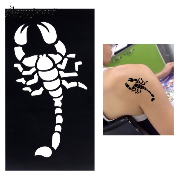 Трафареты для временных татуировок хной