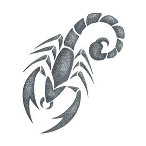 Татушка хной Скорпион