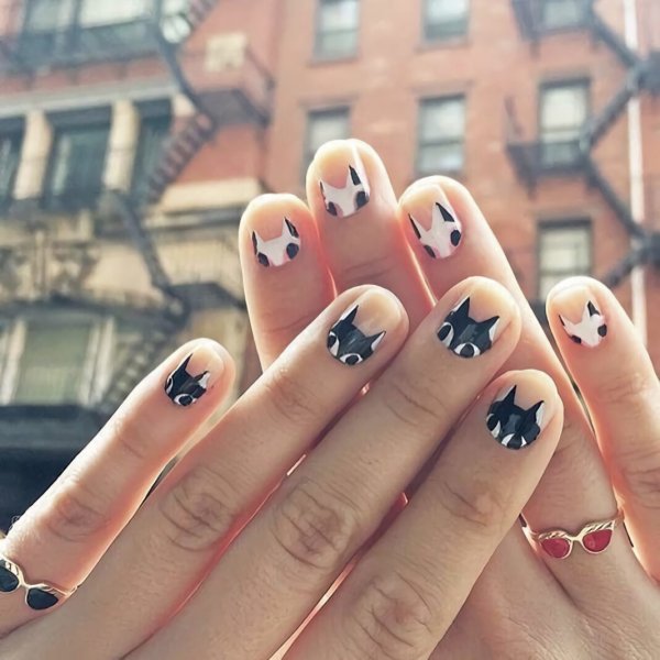 Классные ногти короткие