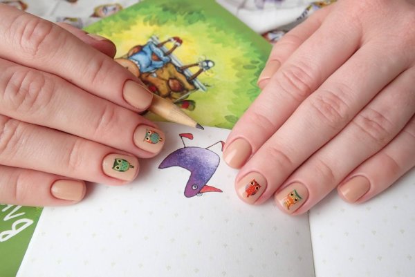 Маникюр рисунок для детей