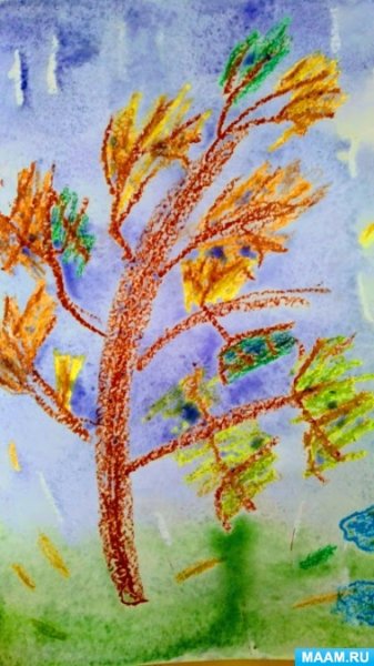 Нетрадиционное рисование деревьев в старшей