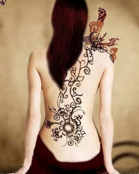 Бодиарт хной