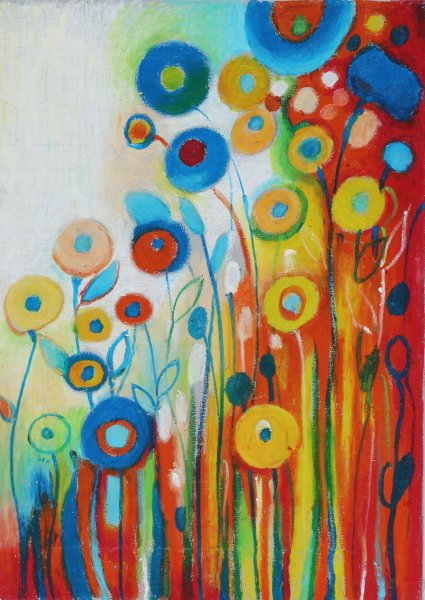 Рисование масляной пастелью