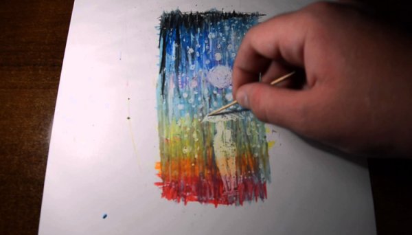 Рисование масляными карандашами для начинающих