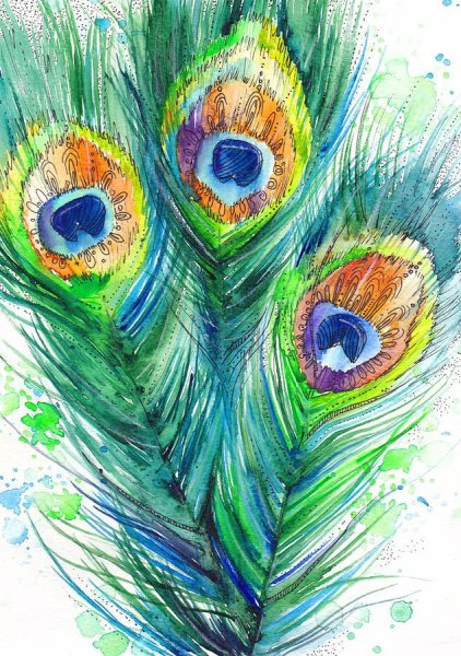 Рисование акварельными карандашами для детей