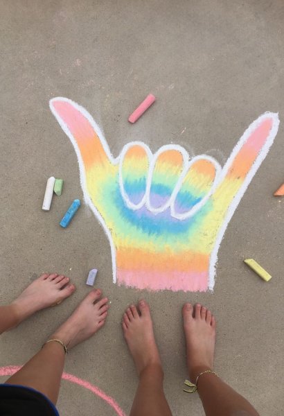 Идеи для рисования мелками