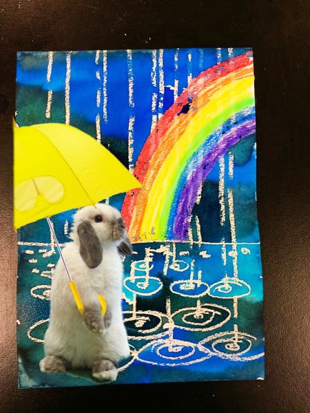 Рисование с детьми дождь