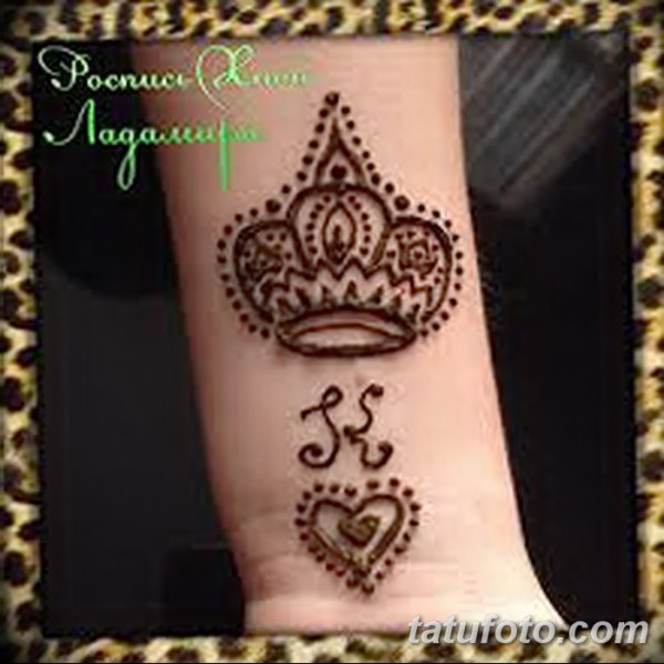 Корона хной