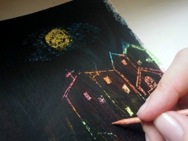 Лист для граттажа