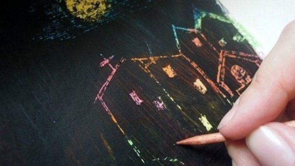 Лист для граттажа