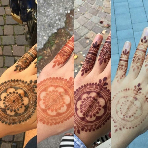 Белая хна для рисования на коже