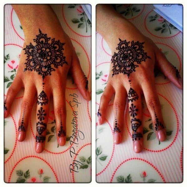 Тату из хны