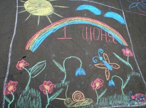 День памяти и скорби рисунки на асфальте