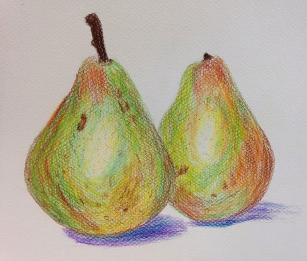 Рисование восковыми мелками для детей