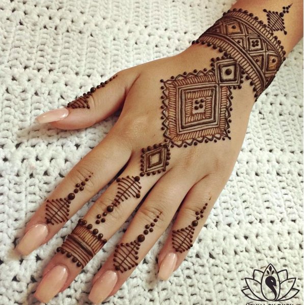 Мехенди Африканский стиль марокканский