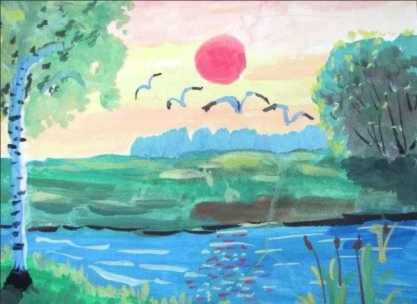 Рисунок моя Родина