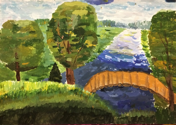 Живописные просторы Родины