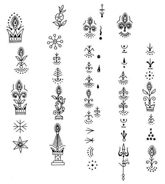 Тату на пальцах эскизы