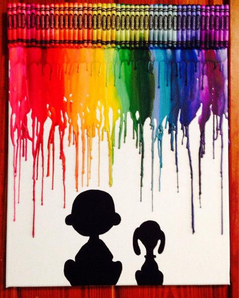 Поделки из восковых карандашей