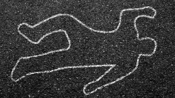 Труп обведенный мелом