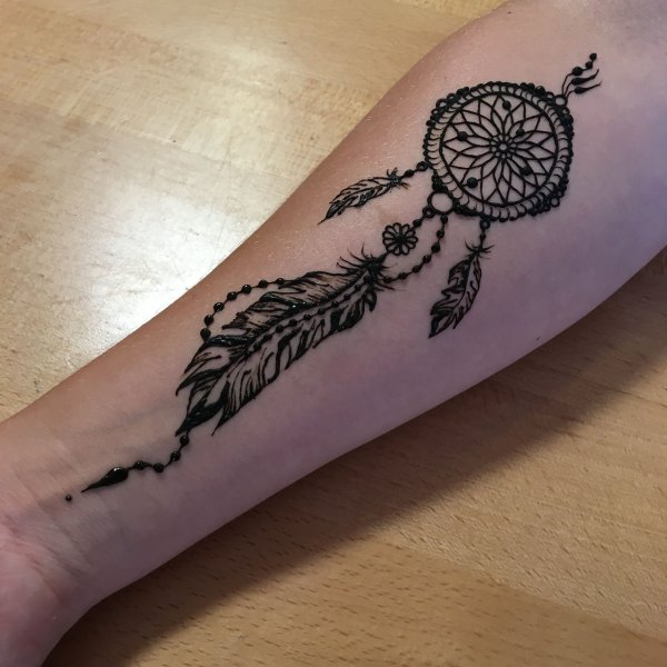 Ловец снов хной