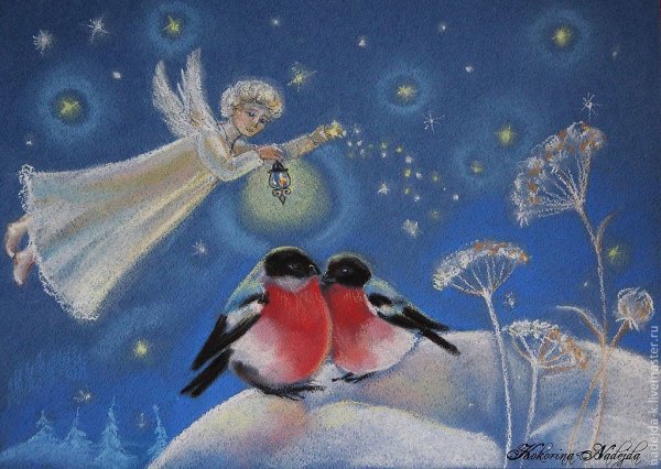 Рождество пастель