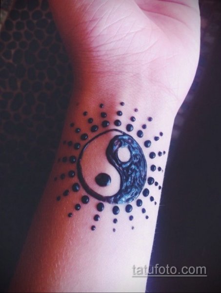 Инь Янь хной