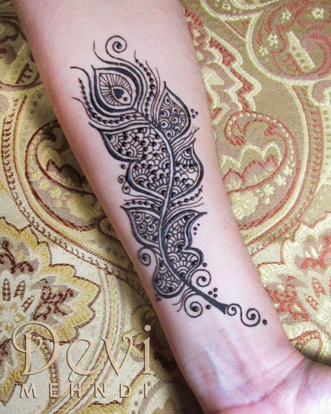 Тату узоры на руке для девушек