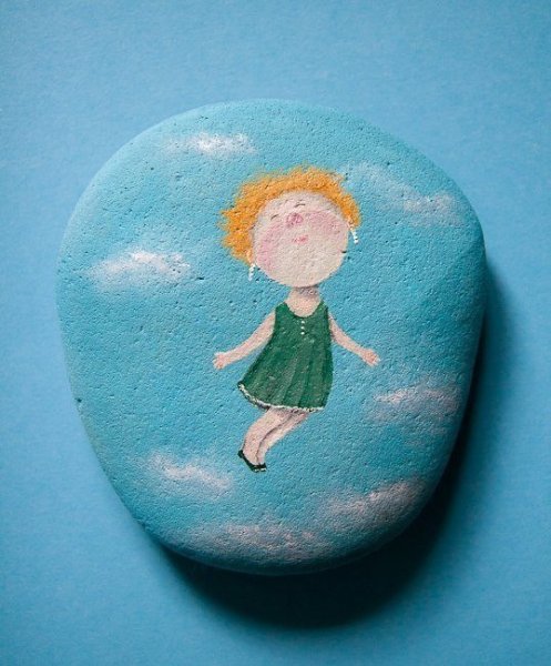 Роспись на камнях