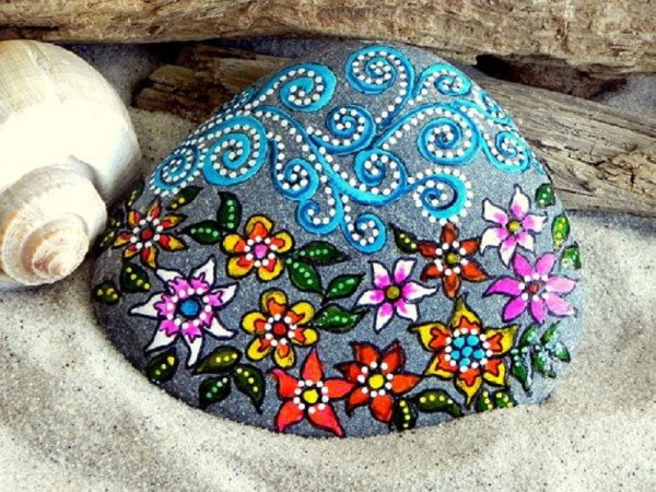Идеи рисунков на камнях